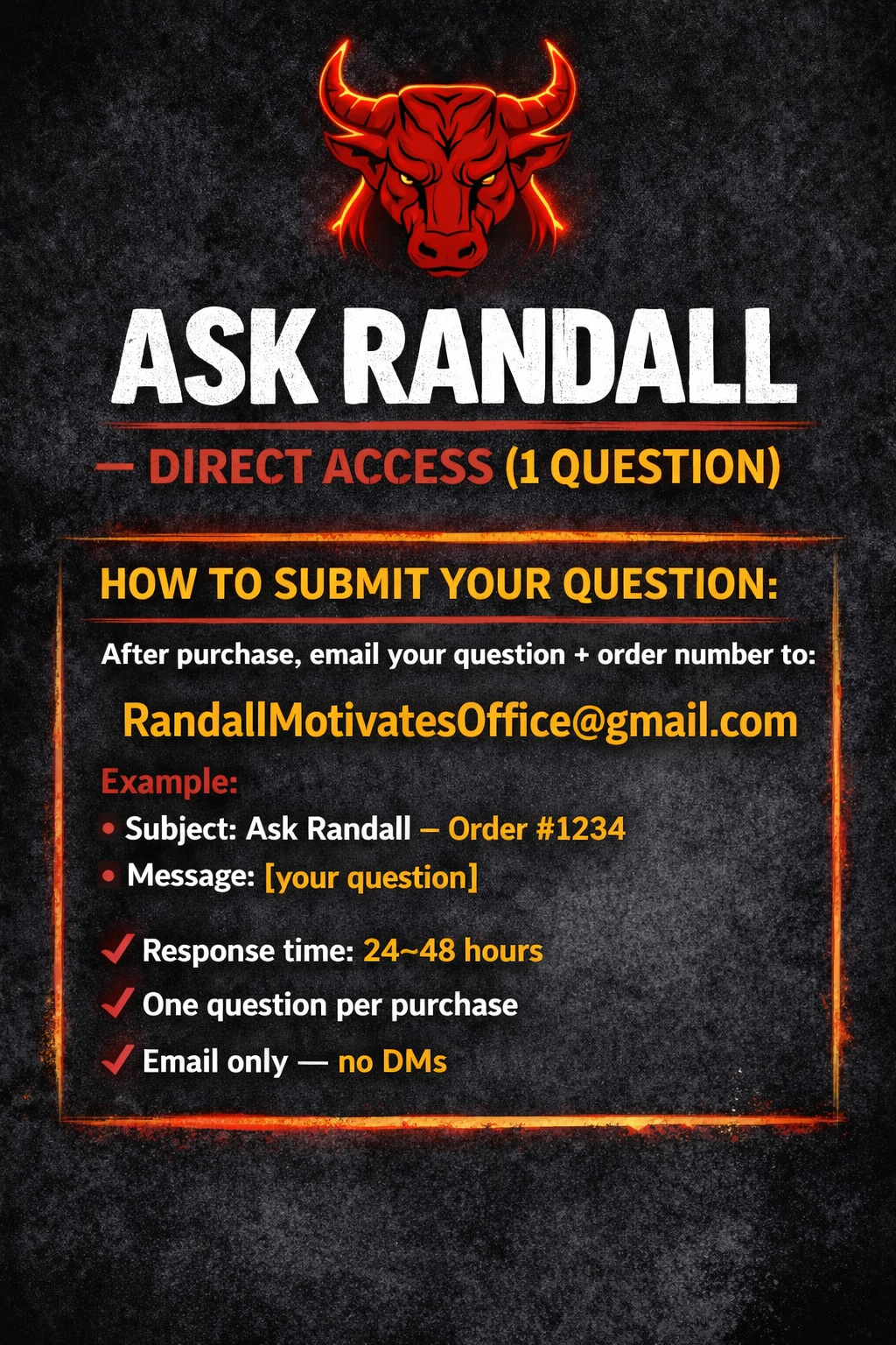 Ask Randall – Direct Access (1 Question)